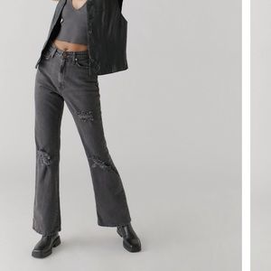 UO Black Flare Jeans
